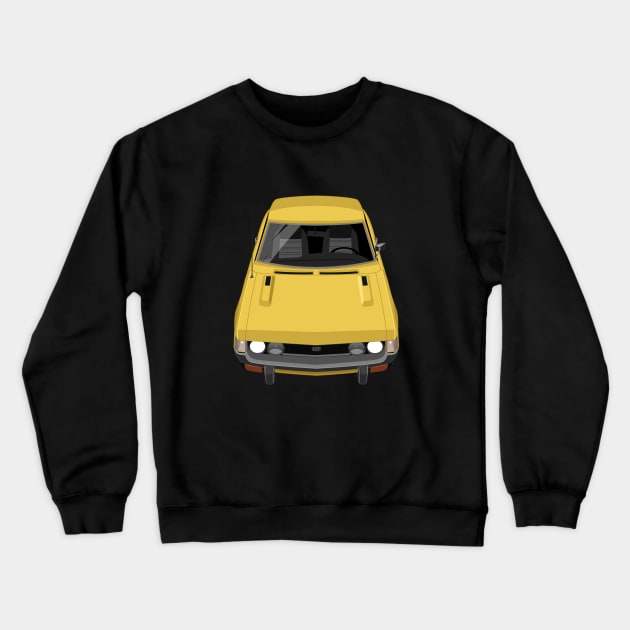 Celica GT 1st gen A20 A30 - Yellow Crewneck Sweatshirt by jdmart